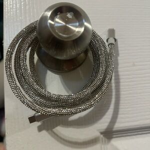 Silver Braided Charging Cable